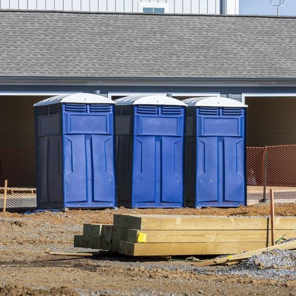 Heavy-duty construction site porta potty in Tomah, Wisconsin